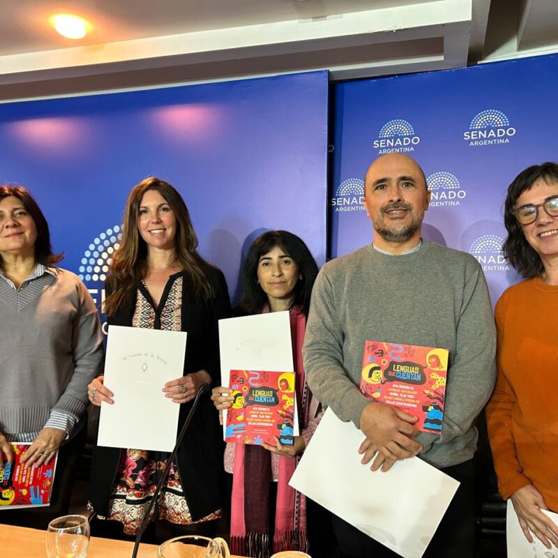 El Senado distinguió a “Lenguas que cuentan”, una obra que contó con aportes de docentes de Humanidades