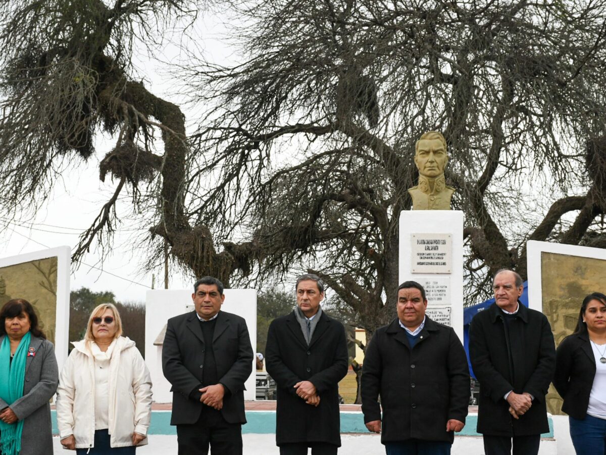 Conmemoraron en Manogasta el 176° aniversario del paso a la Inmortalidad del General José de San Martín