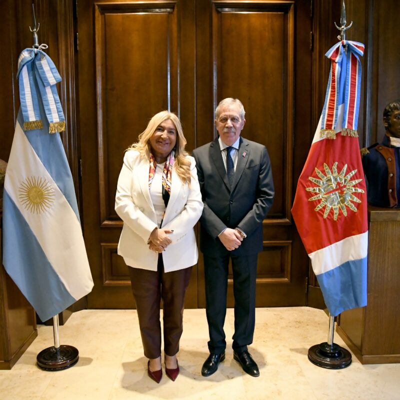 Suárez recibió a la presidenta de la Federación Argentina de la magistratura y la Función Judicial
