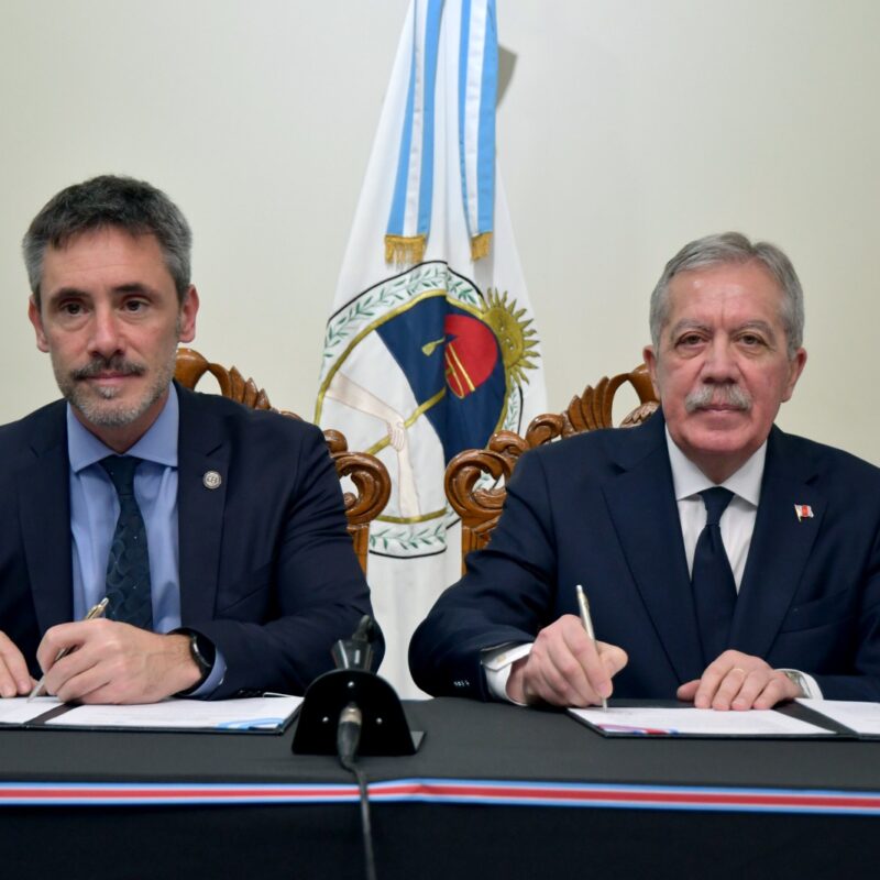 Elias Suárez firmó con el CFI un convenio para afianzar la modernización del sistema de Justicia en la Provincia