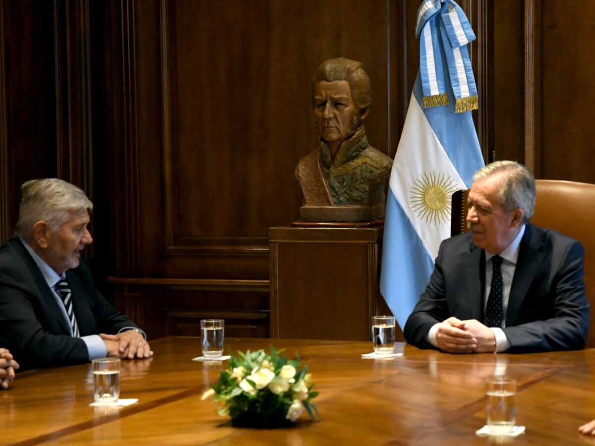 Suárez  recibió al presidente de la Comisión Arbitral del Convenio Multilateral de Impuestos