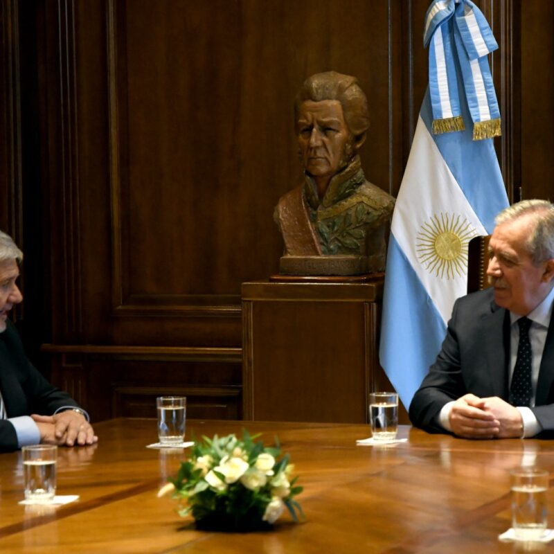 Suárez  recibió al presidente de la Comisión Arbitral del Convenio Multilateral de Impuestos