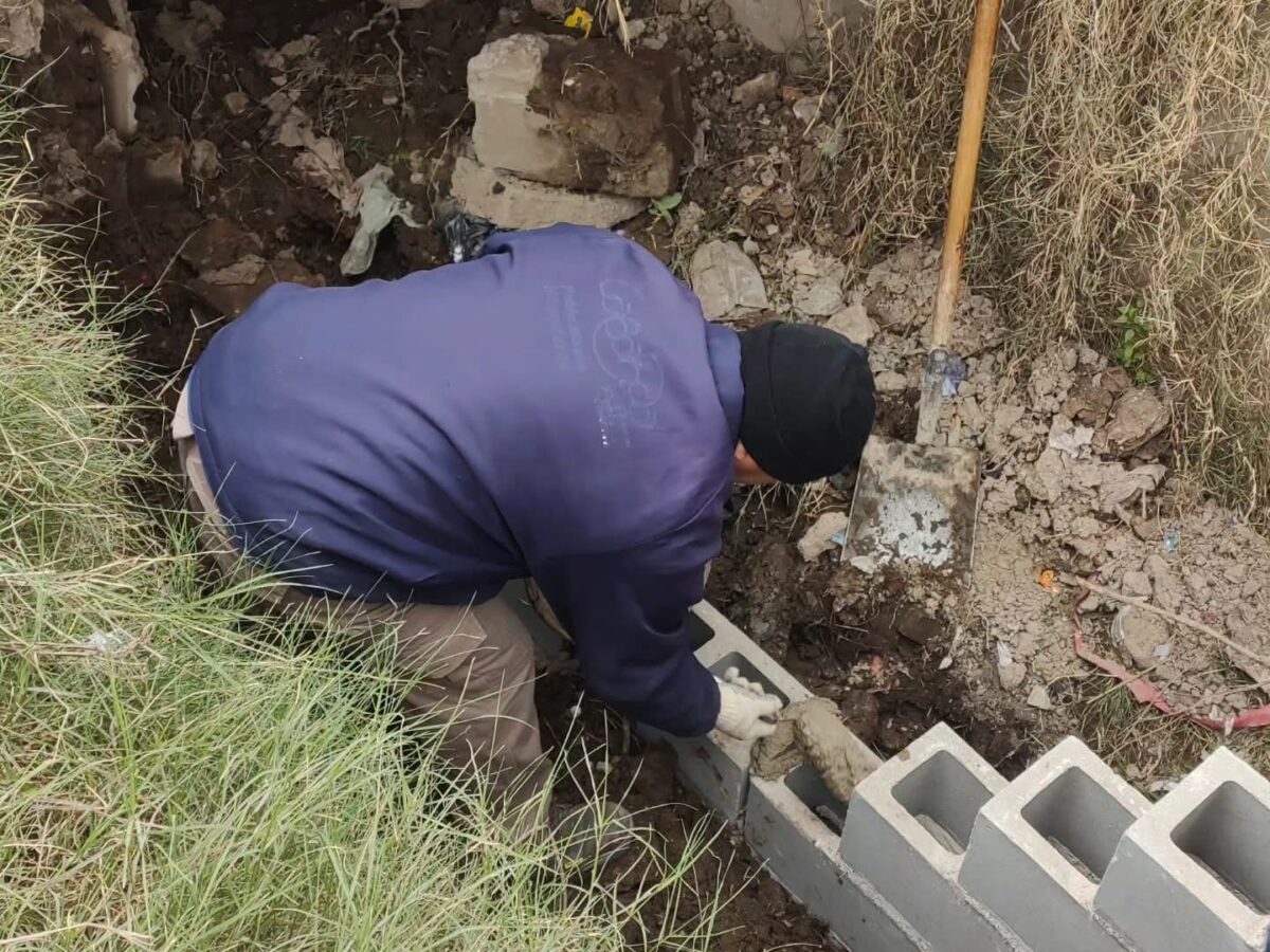 El municipio finalizó una nueva obra de desagüe en el barrio Los Álamos 2