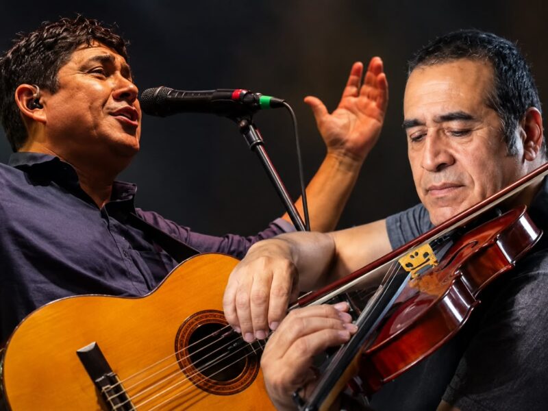 Néstor Garnica y Marcelo Toledo el 17 de octubre juntos en «La Peña»