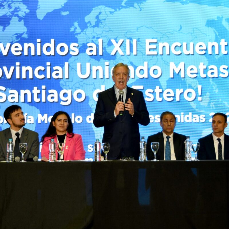 Elías Suárez participó de la apertura del XII Encuentro Provincial “Uniendo Metas”