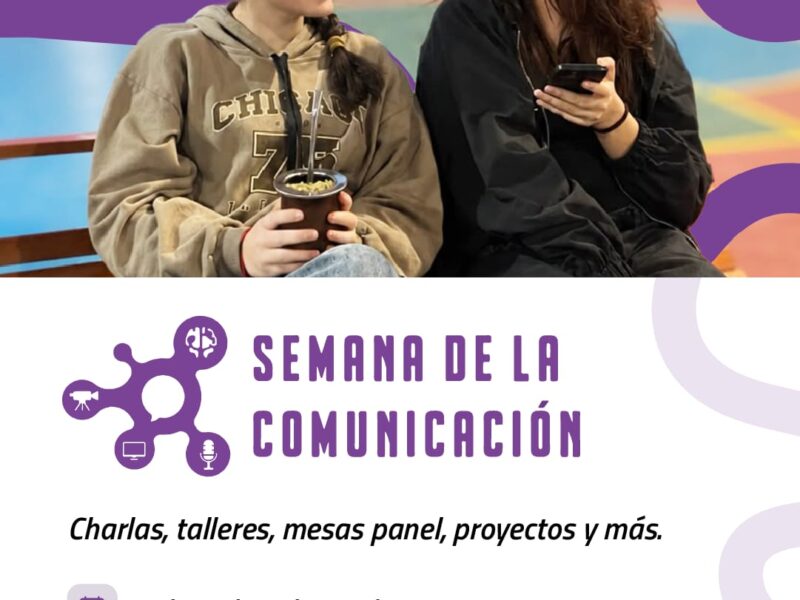 Semana de la Comunicación en la UCSE hasta el 23 de octubre, con actividades abiertas a toda la comunidad